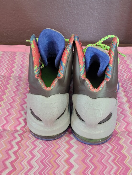 Nike KD V 5 Splatter Basketball Shoes Men\'s Size 8 Gray Multi-Color 554988-007 main image 7